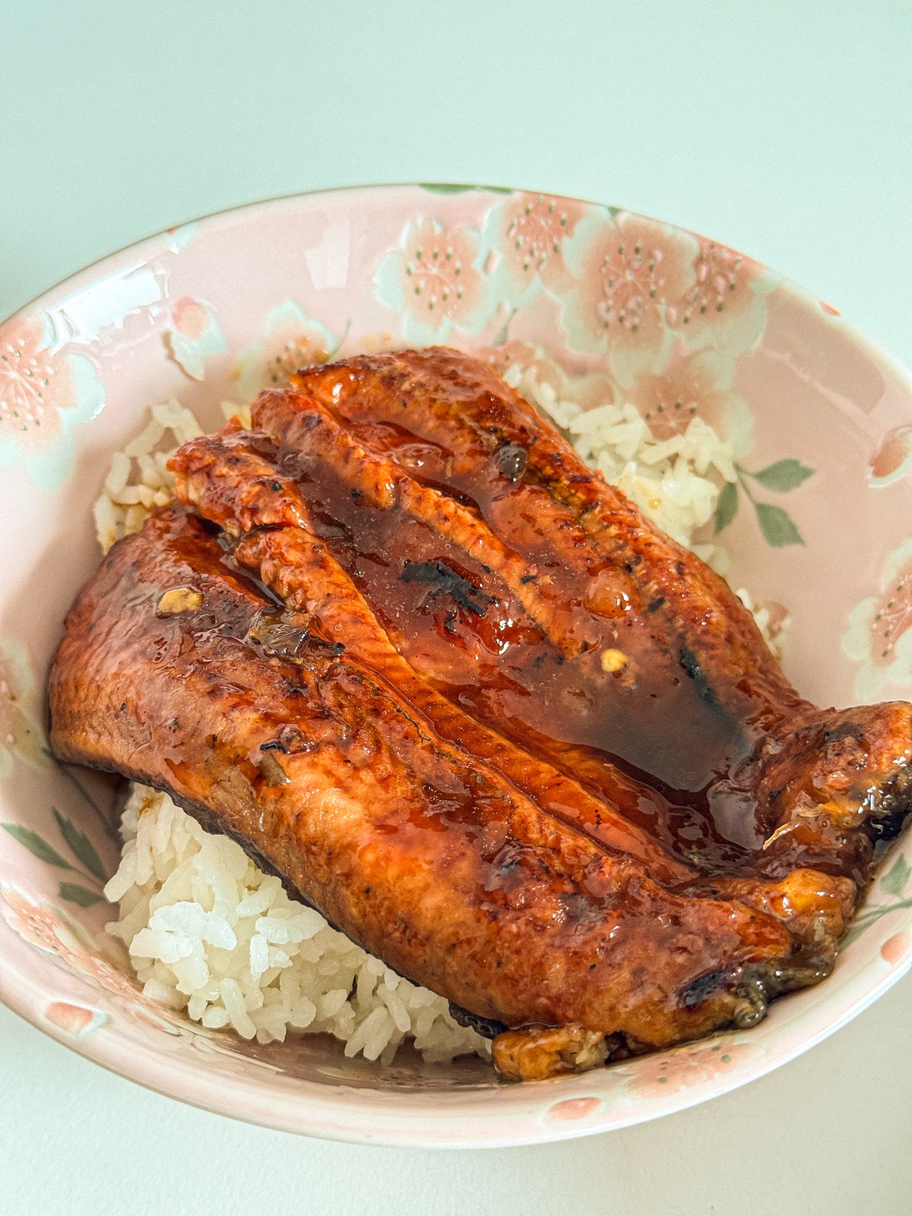 烤鳗鱼饭成品